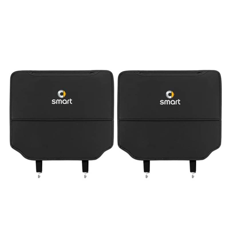 WYGCPZDJ Auto Rücksitz Anti Kick Pad, für Smart forfour 2014-2020 W453 Autositz Rücksitz Schoner Wasserdicht Auto Rücksitz Schutzpolster mit Tasche,normal-A von WYGCPZDJ