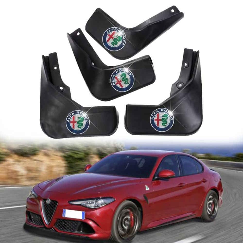 Auto Schmutzfänger für Alfa Romeo Giulia 2016-2022, Vorne und Hinten Schmutzfänger Spritzschutz Fender Schutz Zubehör Auto Schmutzfänger für Alfa Romeo Giulia 2016-2022, Vorne und Hinten Schmutzfänger Spritzschutz Fender Schutz Zubehör von WYHHL