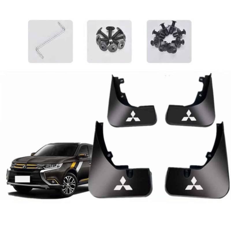 Auto Schmutzfänger für Mitsubishi Outlander 2020, Vorne und Hinten Schmutzfänger Spritzschutz Fender Schutz Zubehör von WYHHL