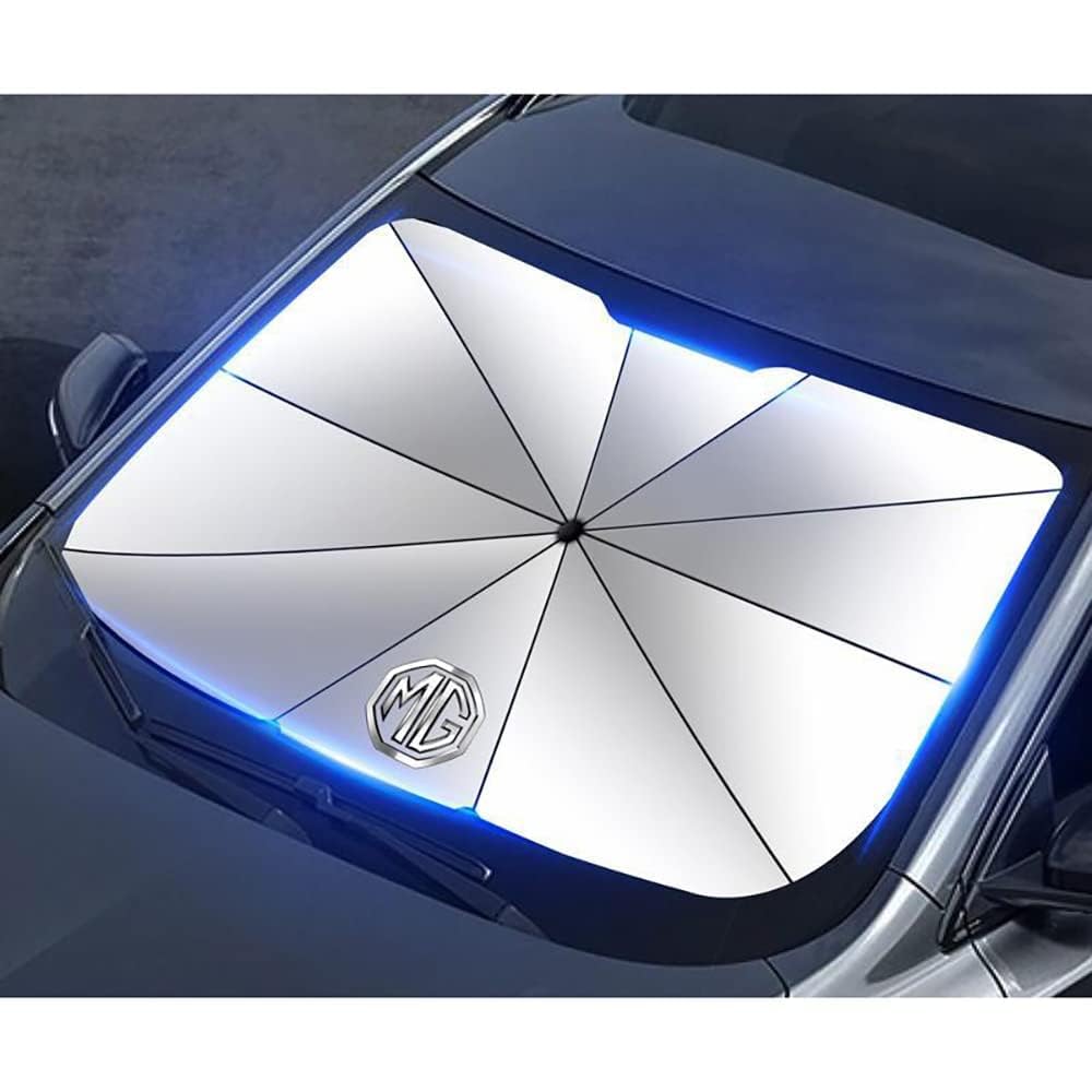 Sonnenschutz Auto Frontscheibe für MG 3 5 6 7 GT HS ZS GS TF ZR EZS 3SW Hector, Faltbar Sonnenschirm Windschutzscheibe Sonnenblende Frontscheibenabdeckung Zubehör Sonnenschutz Auto Frontscheibe für MG 3 5 6 7 GT HS ZS GS TF ZR EZS 3SW Hector, Faltbar Sonnenschirm Windschutzscheibe Sonnenblende Frontscheibenabdeckung Zubehör von WYHHL