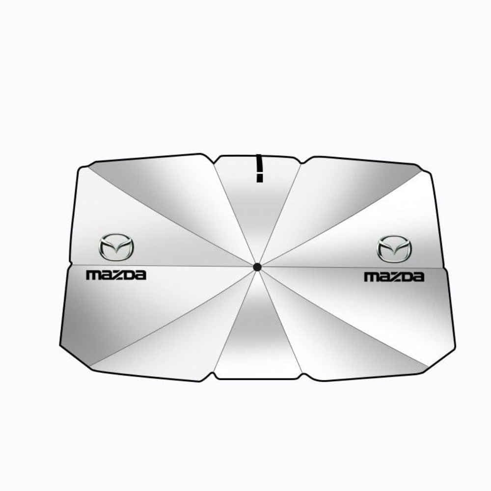 Sonnenschutz Auto Frontscheibe für Mazda 3 bk 6 gg gh gj cx3 cx5 cx30 cx7 cx8 cx9 mx5 rx8 cx60, Faltbar Sonnenschirm Windschutzscheibe Sonnenblende Frontscheibenabdeckung Zubehör,L-Normal Sonnenschutz Auto Frontscheibe für Mazda 3 bk 6 gg gh gj cx3 cx5 cx30 cx7 cx8 cx9 mx5 rx8 cx60, Faltbar Sonnenschirm Windschutzscheibe Sonnenblende Frontscheibenabdeckung Zubehör,L-Normal von WYHHL