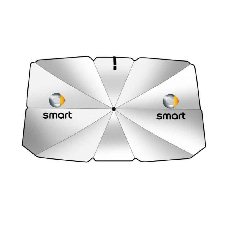 Sonnenschutz Auto Frontscheibe für Smart 451 Fortwo 453 Fortwo #1#3, Faltbar Sonnenschirm Windschutzscheibe Sonnenblende Frontscheibenabdeckung Zubehör,S-Normal von WYHHL