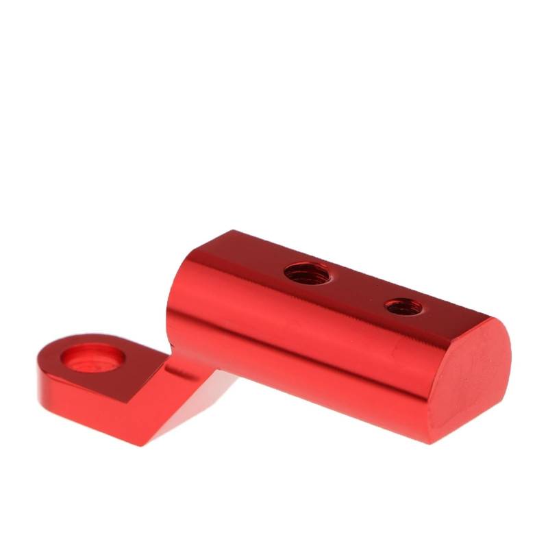 7/8' Motorrad Rückspiegel Extender Erweiterung Halterung Adapter Halter Halterung Lenker Verlängerung Steht Unterstützung Lenkerhalterung(RED) von WYHJIUY