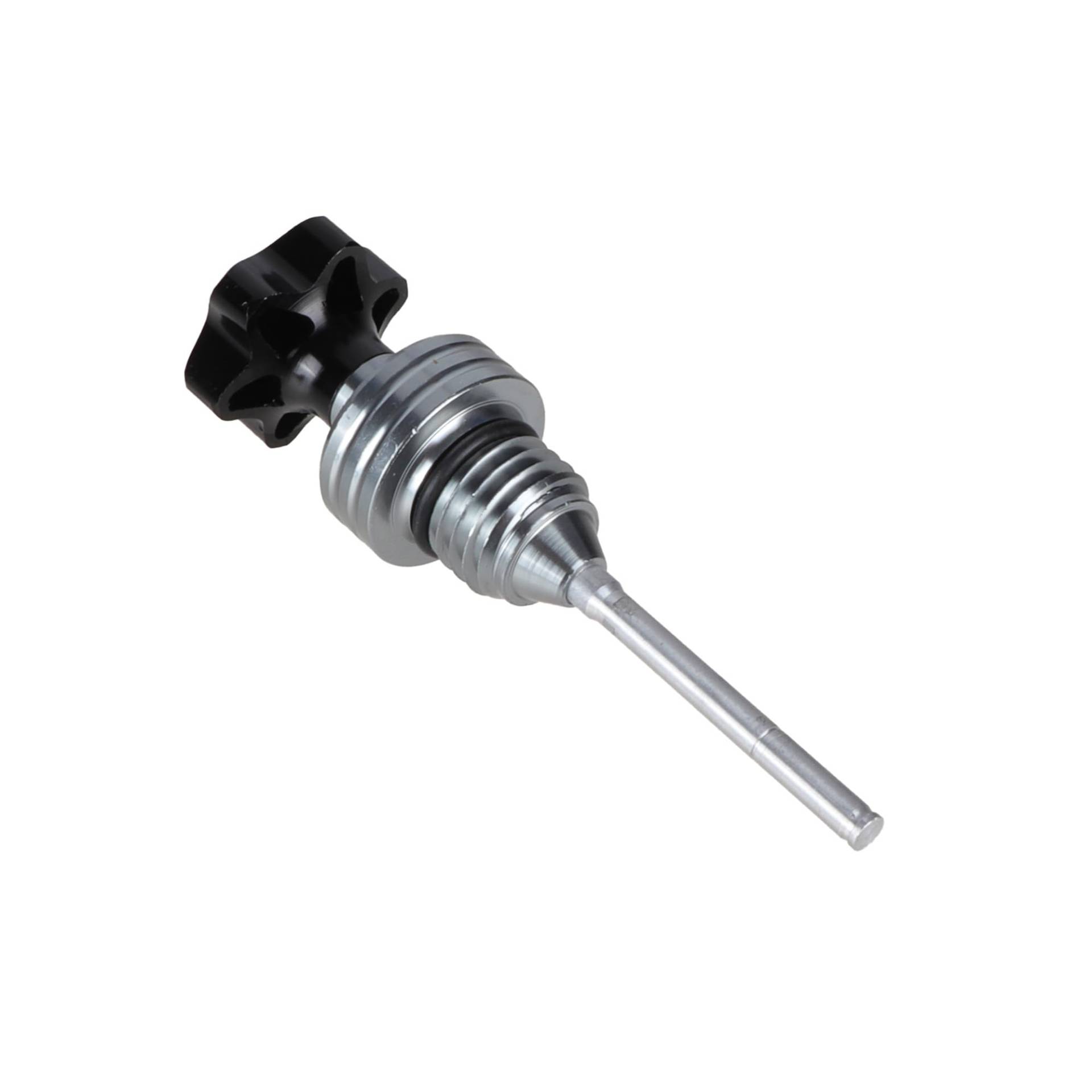 Für GY6 110cc 125cc Motorrad Universal Zubehör Motorölmessstab Einfülldeckel Kurbelgehäuse Ölstandsanzeige Für Roller Ölthermometer(Black) von WYHJIUY