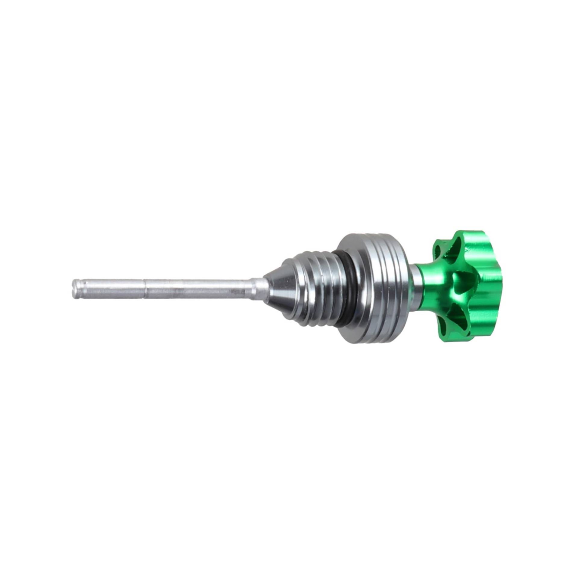 Für GY6 Für 110cc Für 125cc Motorrad Universal Zubehör Motorölmessstab Einfülldeckel Kurbelgehäuse Ölstandsanzeige Für Roller Ölthermometer(Green) von WYHJIUY