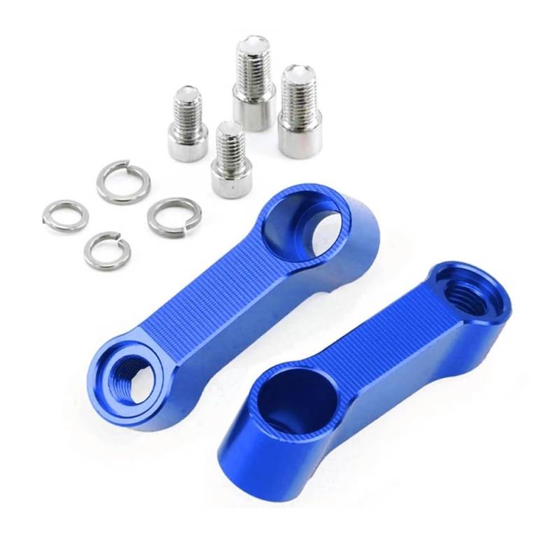 Für NT1100 Für NT 100 DTC Motorrad Rückspiegel Verlängerung Riser Verlängern Adapter Spiegel Extender Adapter Riser Lenkerhalterung(BLUE) von WYHJIUY