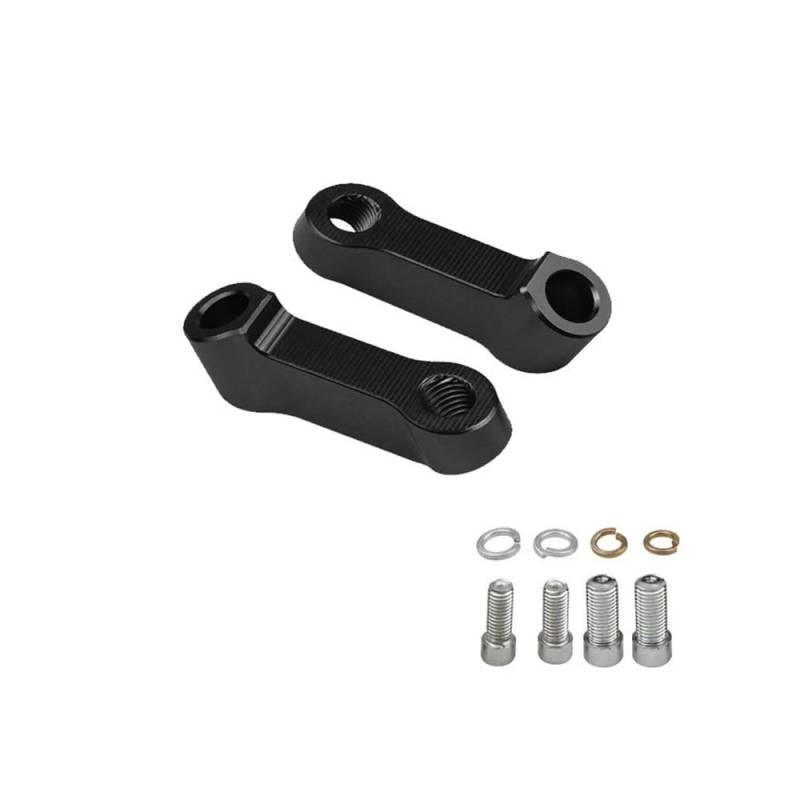Für NT1100 Für NT 100 Für DTC Motorrad Rückspiegel Verlängerung Riser Verlängern Adapter Spiegel Extender Adapter Riser Lenkerhalterung(Black) von WYHJIUY