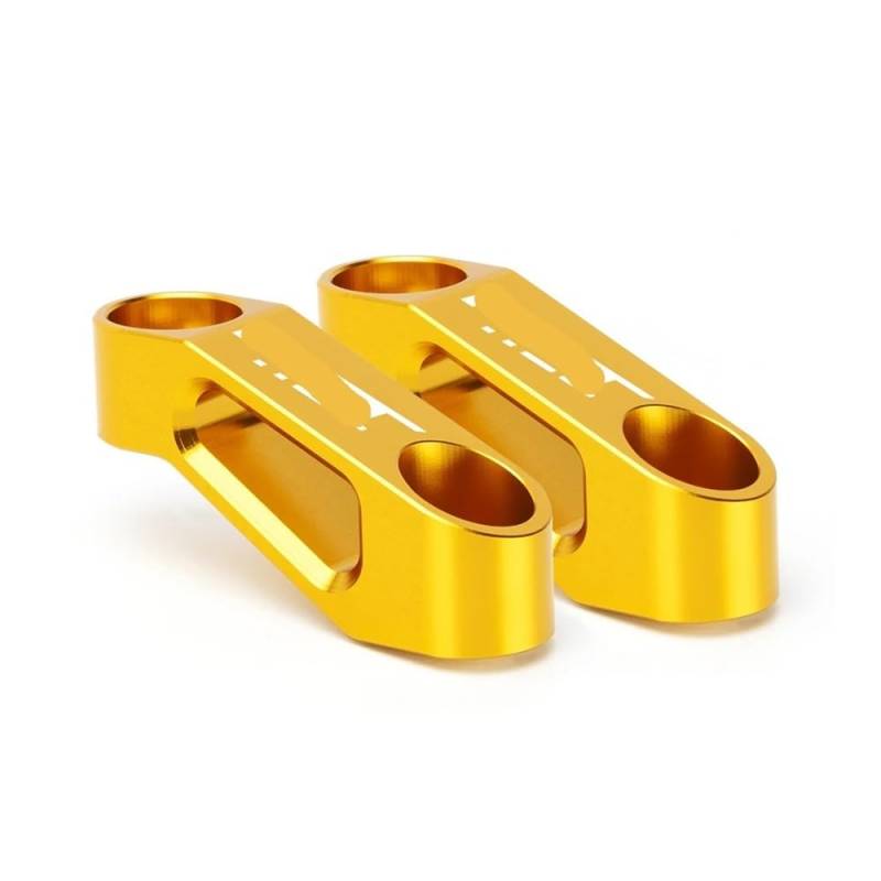 Für NT1100 Für NT 1100 2022 2023 Motorrad Rückspiegel Expander Halterung Spiegel Adapter Halter Halterung Lenkerhalterung(YELLOW) von WYHJIUY