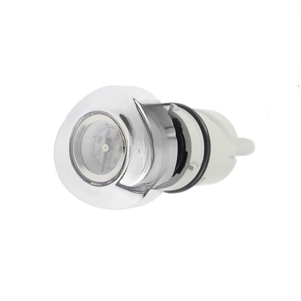 Für Sportster Für XL 48 883 1200 2004-2019 Motorrad Zubehör Öltemperaturanzeige Ölmessstab Ölmessstab Einfüllstutzen Tankdeckel Ölthermometer(WHITE) von WYHJIUY