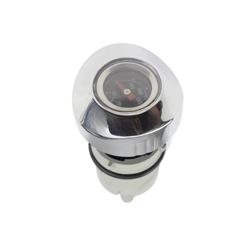 Für Sportster Für XL 48 883 1200 Für 2004-2019 Motorrad Zubehör Öltemperaturanzeige Ölmessstab Ölmessstab Einfüllstutzen Tankdeckel Ölthermometer(Black) von WYHJIUY