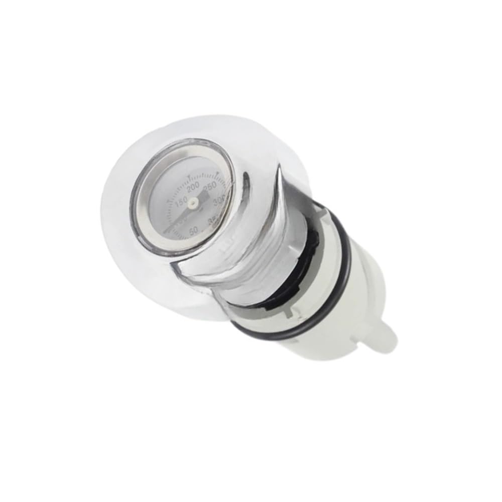 Für Sportster Für XL 48 883 1200 Für 2004-2019 Motorrad Zubehör Öltemperaturanzeige Ölmessstab Ölmessstab Einfüllstutzen Tankdeckel Ölthermometer(WHITE) von WYHJIUY