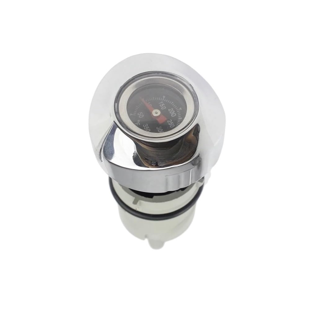 Für Sportster Für XL883 Für XL1200 Motorrad Zubehör Ölmessstab Öltemperaturanzeige Tankdeckel Temperaturanzeige Ölthermometer(Black) von WYHJIUY