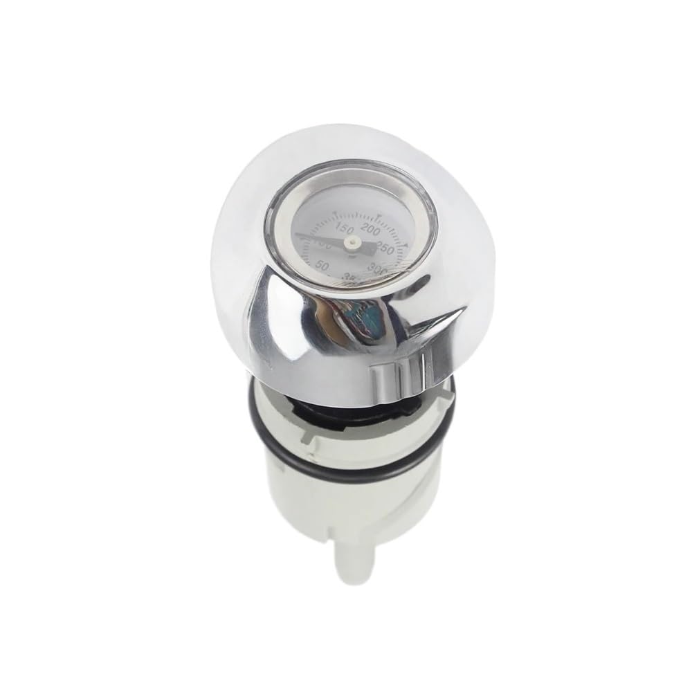 Für Sportster Für XL883 Für XL1200 Motorrad Zubehör Ölmessstab Öltemperaturanzeige Tankdeckel Temperaturanzeige Ölthermometer(White) von WYHJIUY