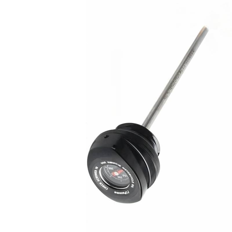 Für Touring Für Tri Für Glide Für Freewheeler Für Road Für Electra Für Street 2017-24 Motorrad Motorölmessstab Temperaturmesser Ölthermometer(Black) von WYHJIUY