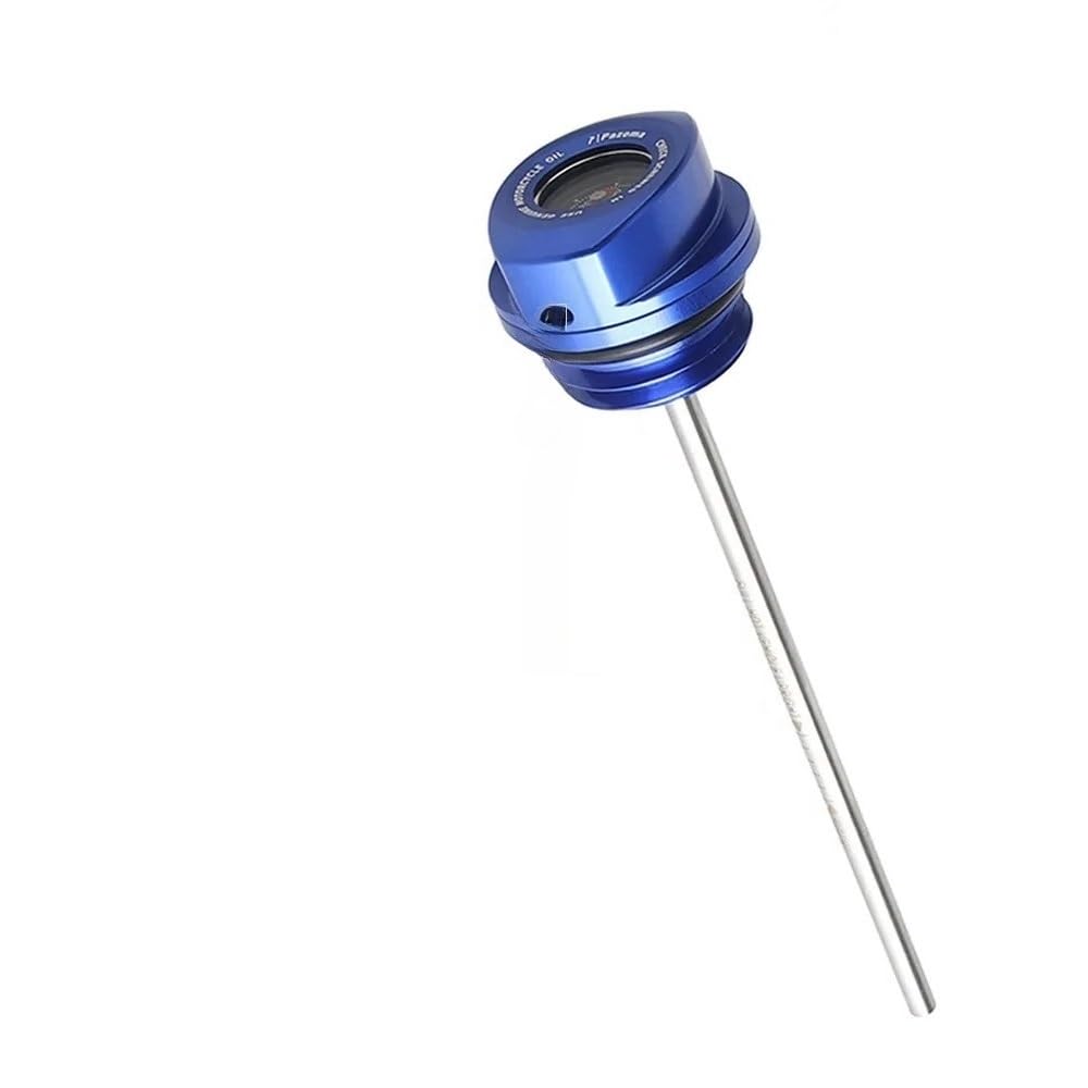 Für Touring Für Tri Für Glide Für Freewheeler Für Road Für Electra Für Street 2017-24 Motorrad Motorölmessstab Temperaturmesser Ölthermometer(Blue) von WYHJIUY