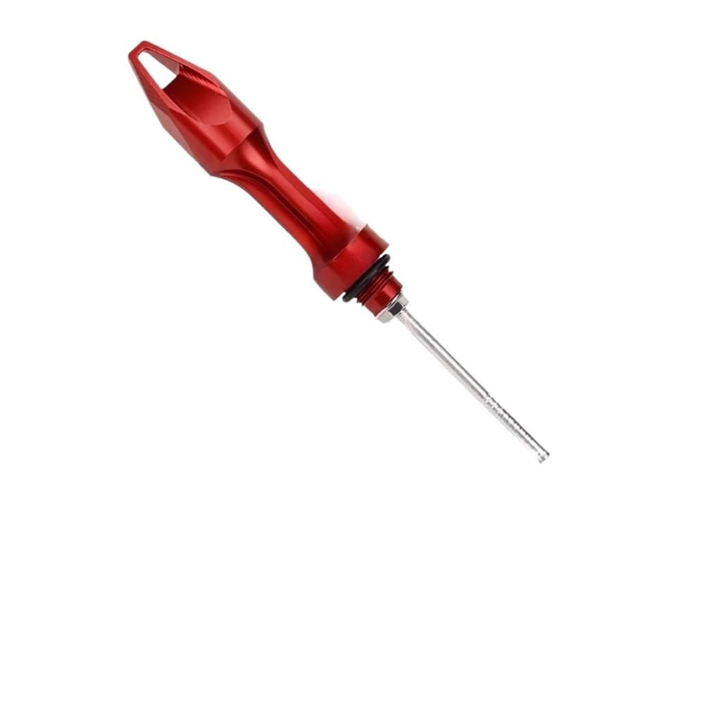 Motorrad Modifikation Zubehör Motorölmessstab Öldeckel Ölstandsanzeige Ölmessstab Für PCX 160 Für PCX150 Für Pcx125 Ölthermometer(Red- 1 set) von WYHJIUY