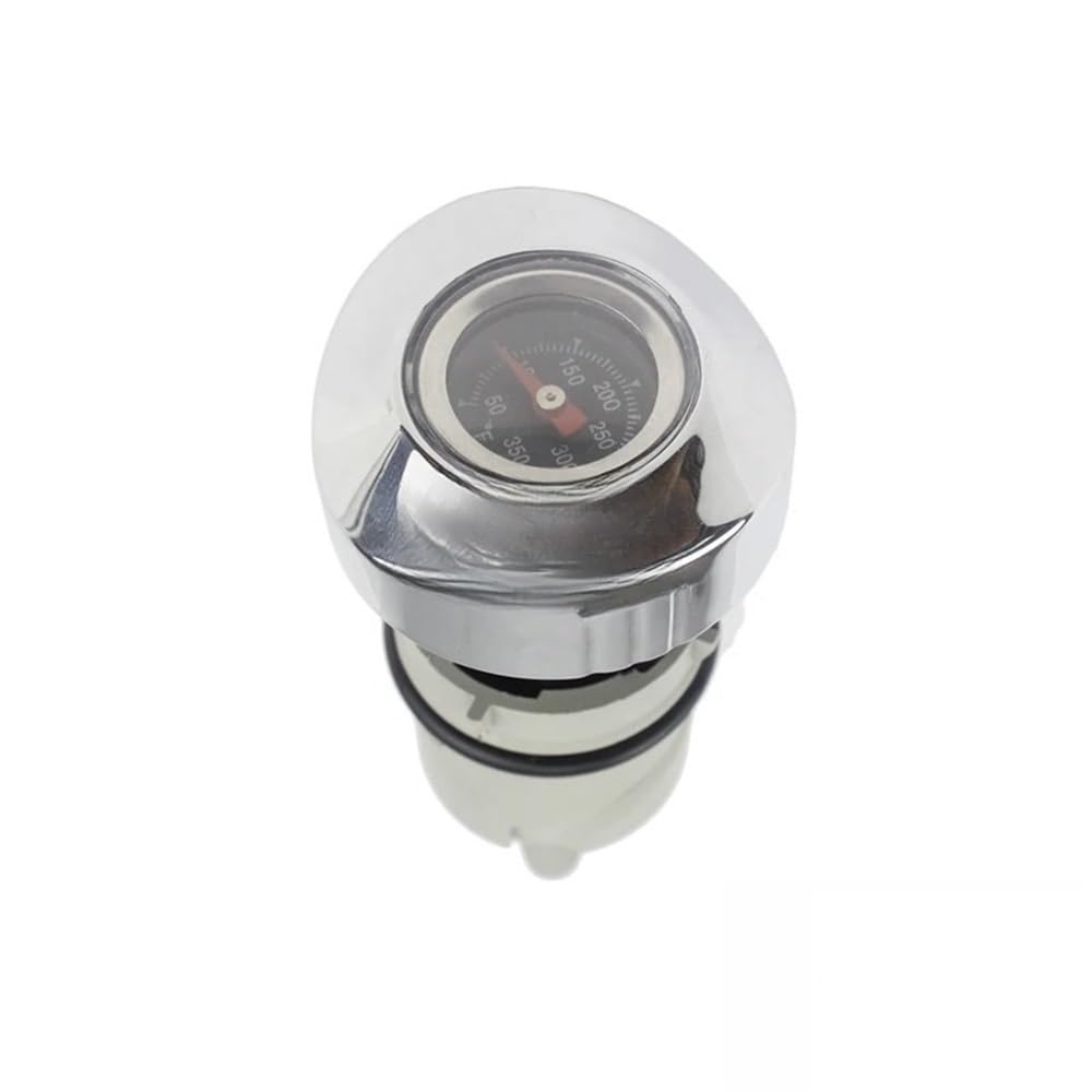 Motorrad Motor Ölmessstab Tankdeckel Öl Temperatur Temp Guage Für Sportster Für XL883 Für XL1200 2010-2019 Ölthermometer(Chrome black face) von WYHJIUY