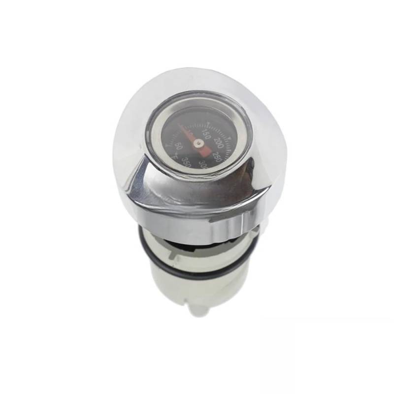 Motorrad Motor Ölmessstab Tankdeckel Öl Temperatur Temp Guage Für Sportster Für XL883 Für XL1200 2010-2019 Ölthermometer(Chrome black face) von WYHJIUY