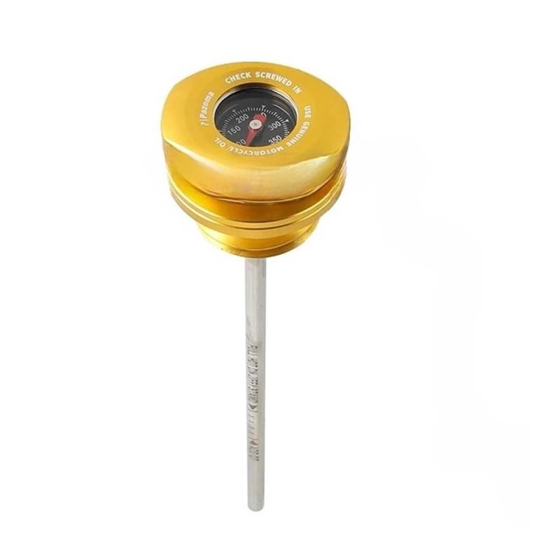 Motorrad Ölmessstab Temperatur Motor Ölstandsanzeige Kappe Für Straße Für König Für FLHR Für Sp&ecial 2017-24 Ölthermometer(Color1) von WYHJIUY
