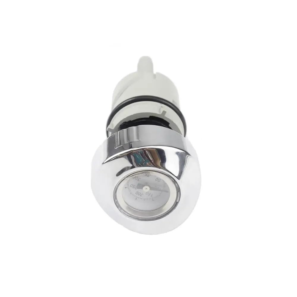 Motorrad-Öltemperaturanzeige Tankdeckel Temperaturmessstab Für Sportster Für XL 883 1200 Für SuperLow Für Roadster Für XL883C Ölthermometer(WHITE) von WYHJIUY