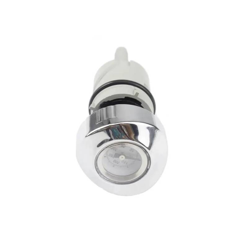 Motorrad-Öltemperaturanzeige Tankdeckel Temperaturmessstab Für Sportster Für XL 883 1200 Für SuperLow Für Roadster Für XL883C Ölthermometer(WHITE) von WYHJIUY