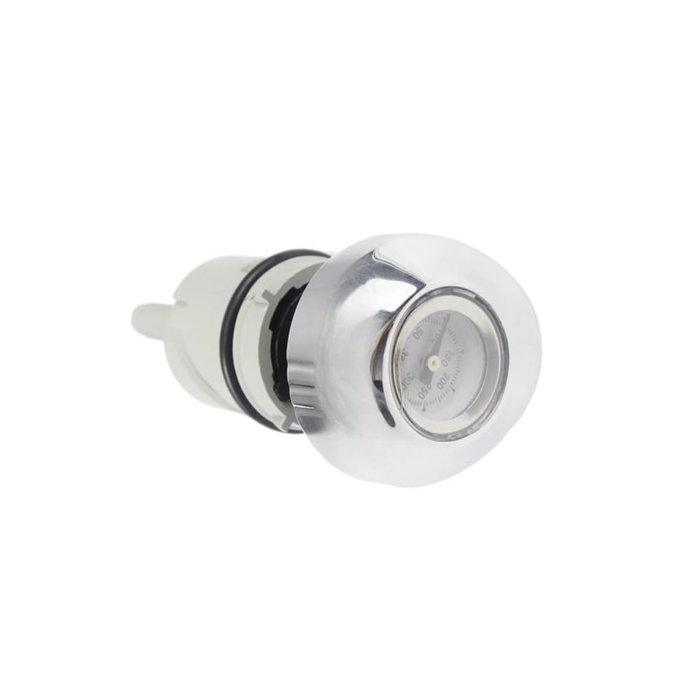 Motorrad Öltemperaturanzeige Tankdeckel Temperaturmessstab Für Sportster Für XL 883 1200 Für SuperLow Für XL1200T 14-19 Ölthermometer(WHITE) von WYHJIUY