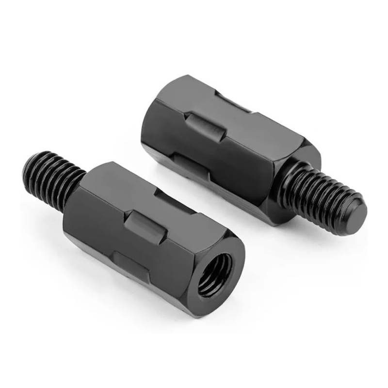 Motorrad-Rückspiegela Dapter M8 8mm M10 10mm Anti-Uhrzeigersinn Rechts Links Gewinde Ändern Schrauben Lenkerhalterung(Anti-clockwise M8-40) von WYHJIUY
