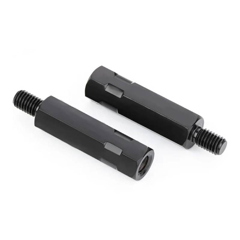 Motorrad-Rückspiegela Dapter M8 8mm M10 10mm Anti-Uhrzeigersinn Rechts Links Gewinde Ändern Schrauben Lenkerhalterung(Anti-clockwise M8-60) von WYHJIUY