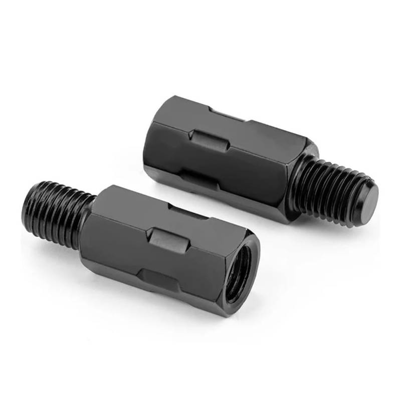 Motorrad-Rückspiegela Dapter M8 8mm M10 10mm Anti-Uhrzeigersinn Rechts Links Gewinde Ändern Schrauben Lenkerhalterung(Anticlockwise M10-40) von WYHJIUY