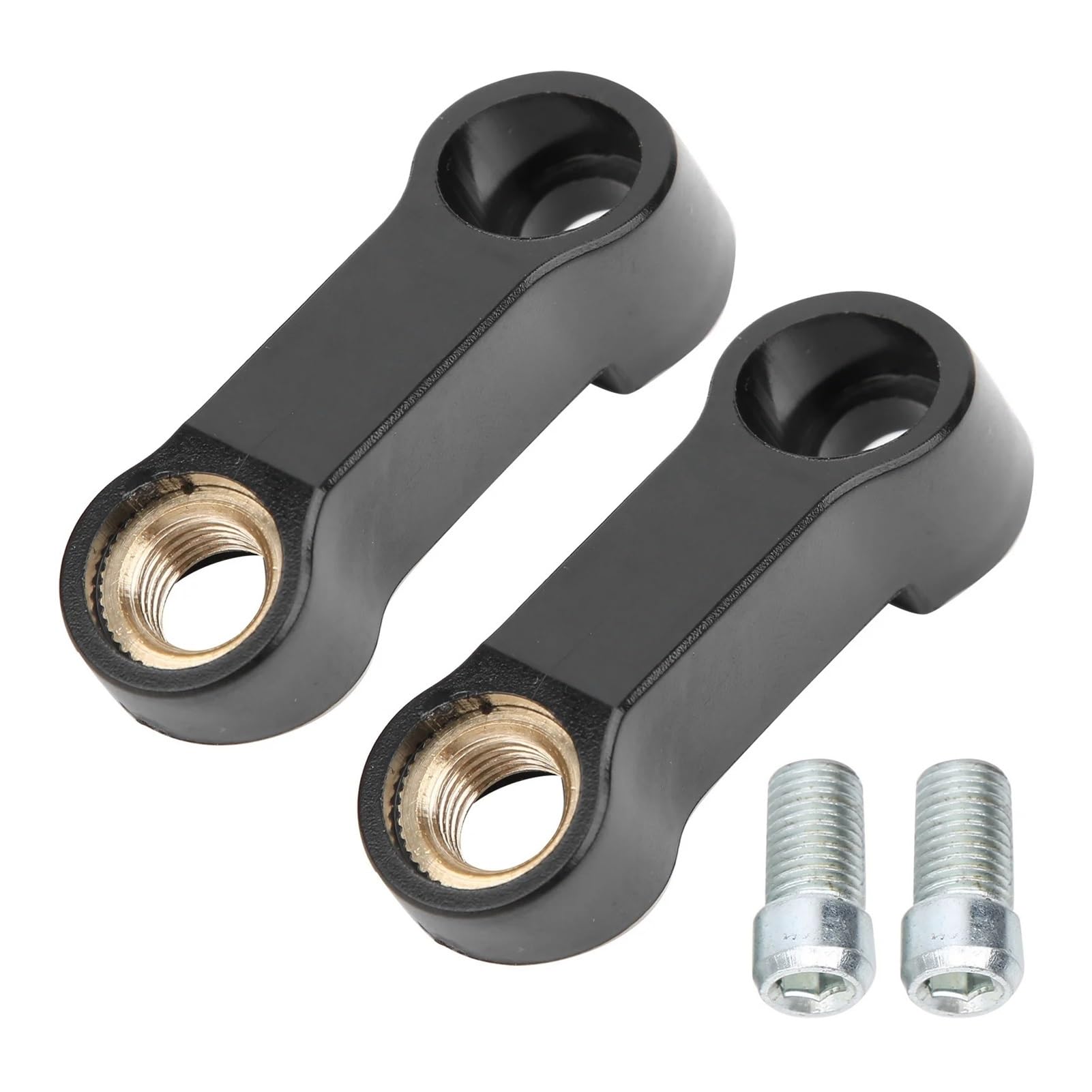 Motorrad Spiegel Riser Spacer Verlängerung Adapter Zubehör Lenker Spiegel Extender M10 Spiegel Riser Lenkerhalterung von WYHJIUY