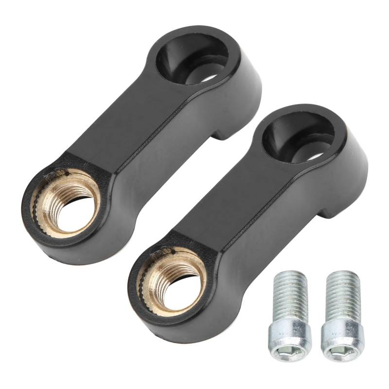 Motorrad Spiegel Riser Spacer Verlängerung Adapter Zubehör Lenker Spiegel Extender M10 Spiegel Riser Lenkerhalterung von WYHJIUY