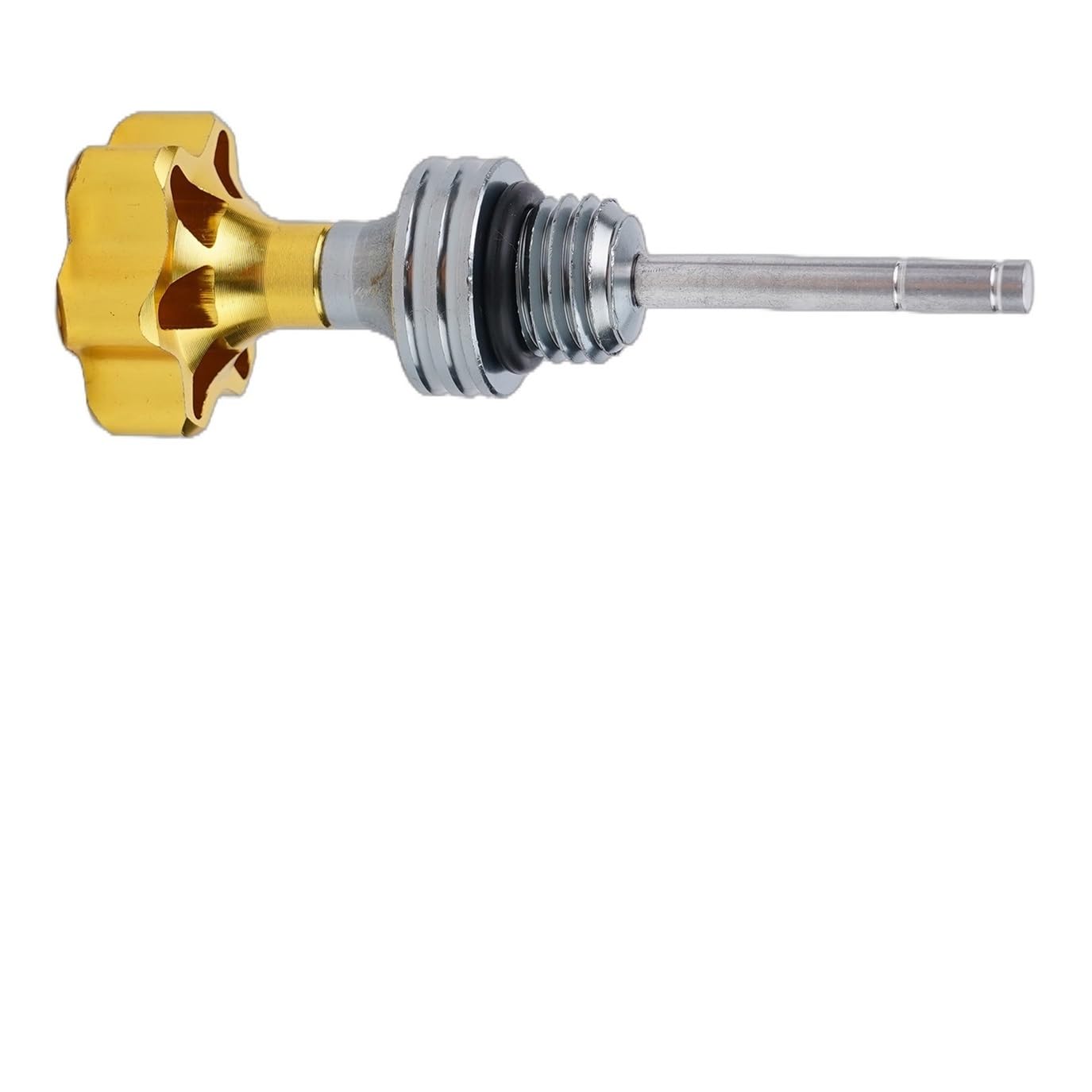 Motorrad Universell Ölmessstab Kappe Motor Motor Kurbelgehäuse Ölstandsanzeige Ölmessstab Einfülldeckel Für Roller Ölthermometer(YELLOW) von WYHJIUY