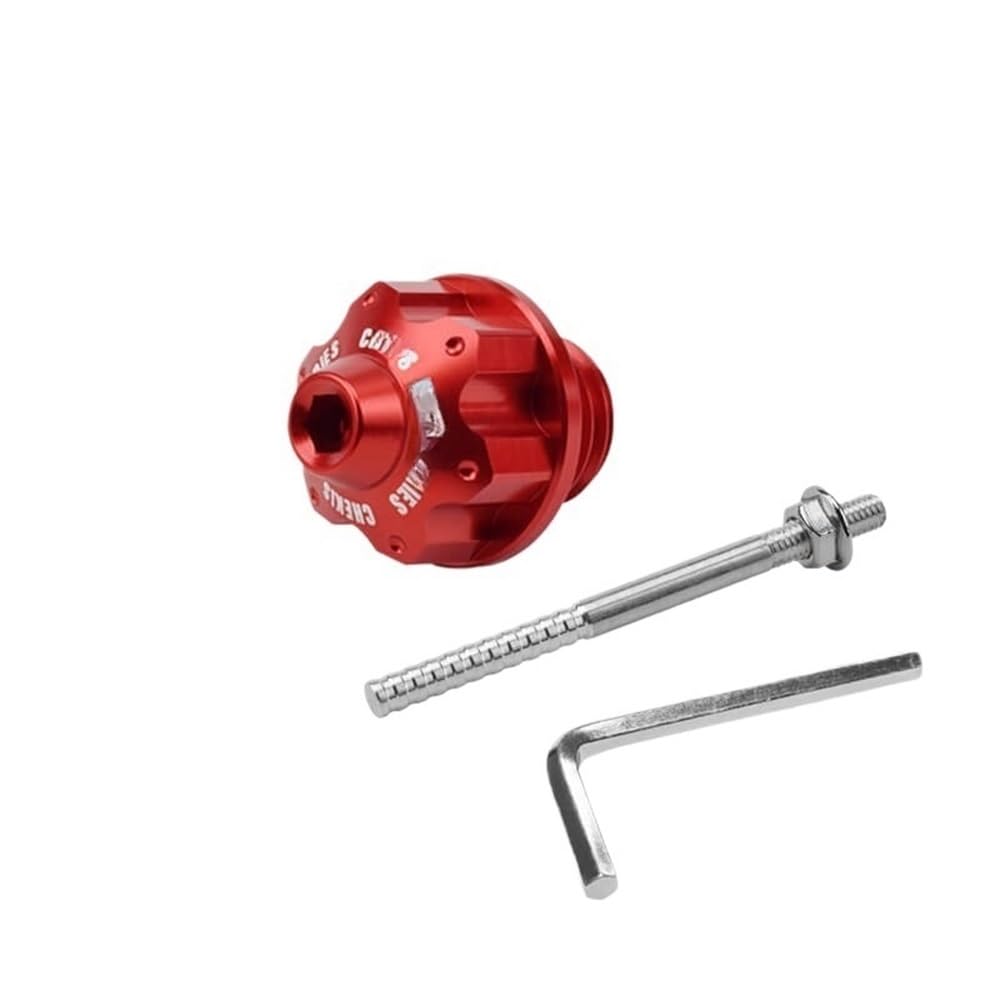 Motorrad Zubehör Motorölmessstab Ölstandsanzeige Ölstandsanzeige Ölmessstab Für NMAX 155/125 Ölthermometer(Red) von WYHJIUY