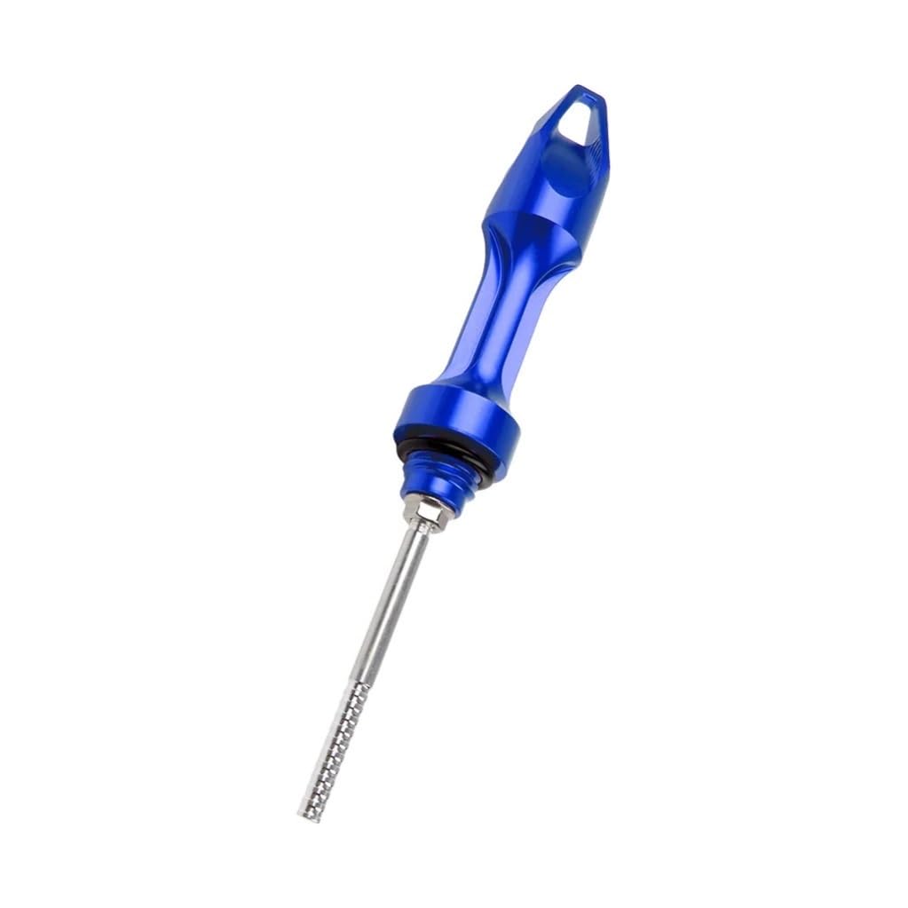 Motorrad Zubehör Motoröltank Ölmessstab Füllstandsanzeige Meter Öldeckel Ölstandsanzeige Ölmessstab Für PCX160 Für PCX 160 Ölthermometer(Blue) von WYHJIUY