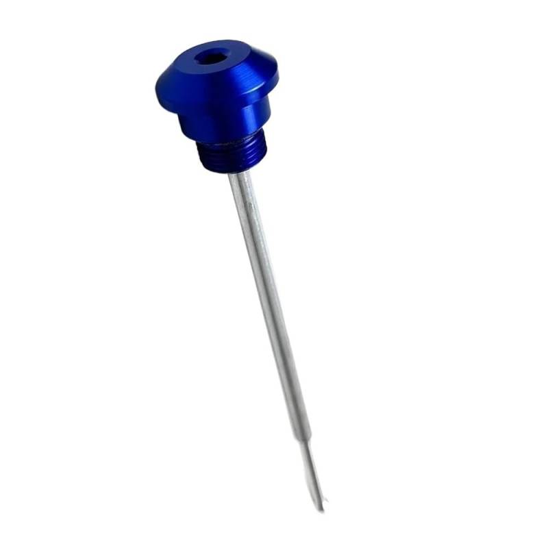Motorrad Zubehör Ölablass-Messstab Kraftstoffmotor Ölstandsanzeige Messstab Für V&espa Für Spring 150 Für Sprint 150 Ölthermometer(Blue) von WYHJIUY