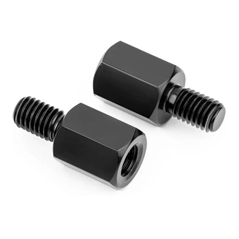 Verlängerung Motorrad Rückspiegel Adapter M8 8mm M10 10mm Anti Uhrzeigersinn Rechts Links Gewinde Ändern Schrauben Lenkerhalterung(30MM 8M) von WYHJIUY