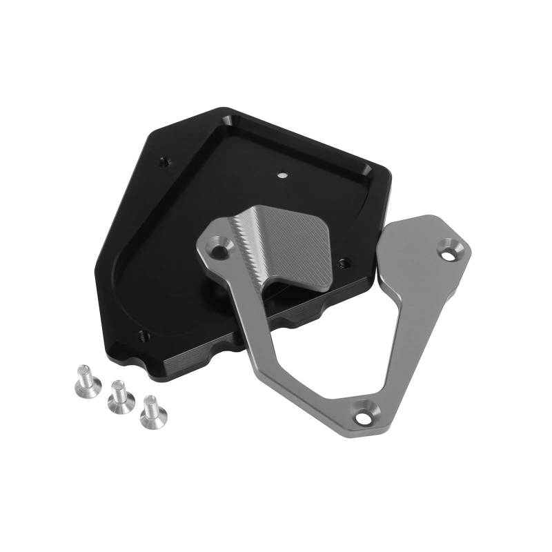 WYHJIUY Auflagvergrößerung Pad Für NT1100 Für NT 1100 Für Nt1100 2021 2022 2023 Motorrad CNC Kickstand Verlängerung Platte Seite Stehen Unterstützung Platte von WYHJIUY