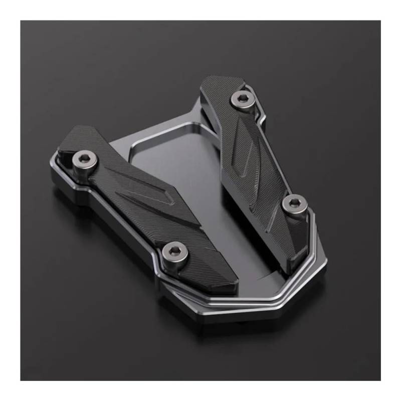 WYHJIUY Auflagvergrößerung Pad Für YZF-R3 Für MT-03 2020 2021-2024 Motorrad CNC Kickstand Fuß Seitenständer Verlängerung Pad Stützplatte von WYHJIUY