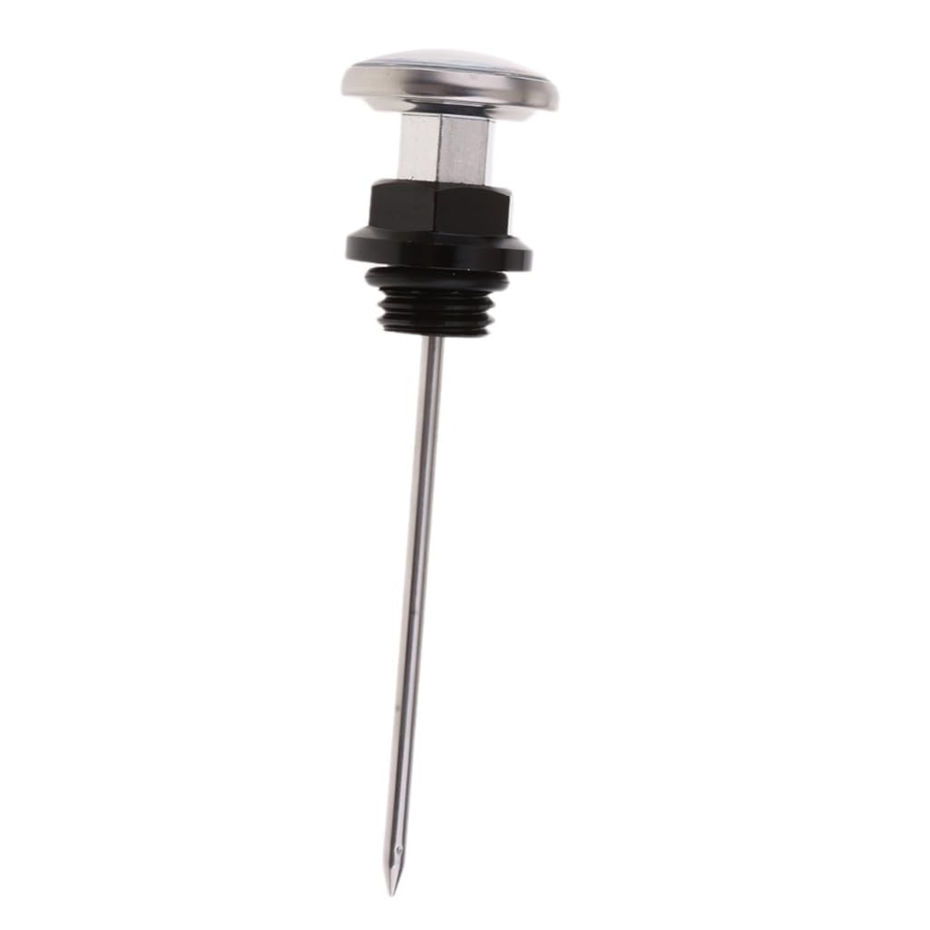 WYHJIUY Für 110cc Für 125cc Motorrad Zubehör Öltank Ölmessstab Mit Temperaturanzeige Ölmessstab Ölstandsanzeige Ölthermometer(Color2) von WYHJIUY