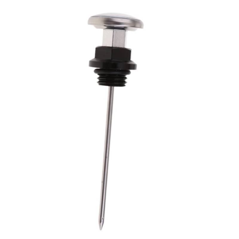 WYHJIUY Für 110cc Für 125cc Motorrad Zubehör Öltank Ölmessstab Mit Temperaturanzeige Ölmessstab Ölstandsanzeige Ölthermometer(Color2) von WYHJIUY