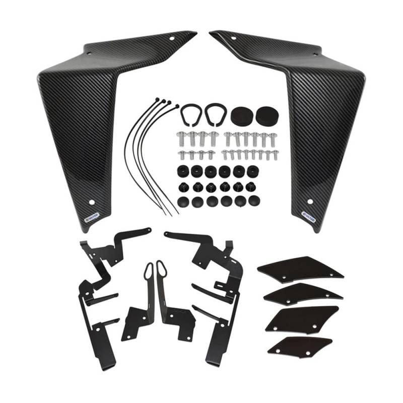 WYHJIUY Für Für MT-09 Für MT09 SP 2021 2022 2023 Front Aerodynamik Seite Spoiler Feste Winglet Verkleidung Flügel Trim Abdeckung Winglet Spoilerlippe von WYHJIUY