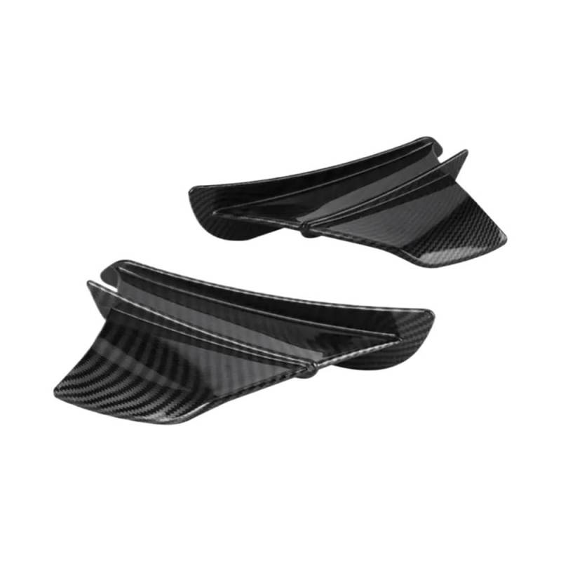 WYHJIUY Für Für YZF R1 Für R1M Für R7 Für R6 Für FZ1 Für F&Azer 8 Motorrad Verkleidung Seite Winglet Aerodynamische Flügel Deflektor Spoiler Winglet Spoilerlippe von WYHJIUY