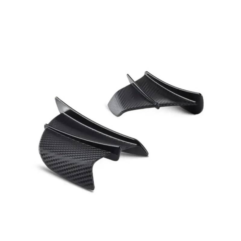 WYHJIUY Für Für YZF R1 R1M R7 R6 R3 Für R125 Für FZ6R Für TZR50 Motorrad Verkleidung Seite Winglet Aerodynamische Flügel Deflektor Spoiler Winglet Spoilerlippe von WYHJIUY