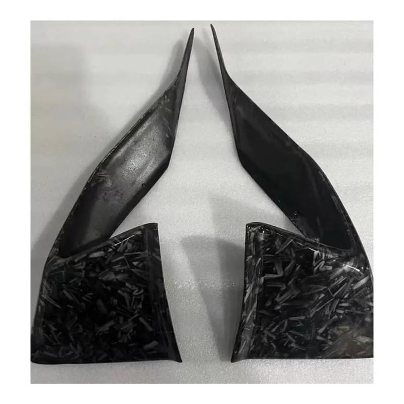 WYHJIUY Für Für YZF R25 R3 2019-2024 Motorrad Spiegel Winglets Aerodynamische Wind Seite Flügel Spoiler Verkleidung Vorne Pneumatische Verkleidung Winglet Spoilerlippe von WYHJIUY