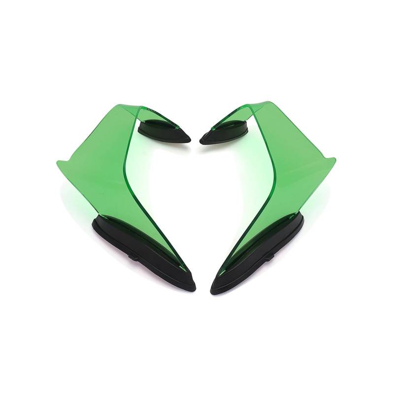 WYHJIUY Für K&awasaki Für ZX10R Für ZX-10R 2021 2023 2024 2025 Motorrad Verkleidung Teile Kit Feste Winglet Aerodynamische Flügel Spoiler Winglet Spoilerlippe von WYHJIUY