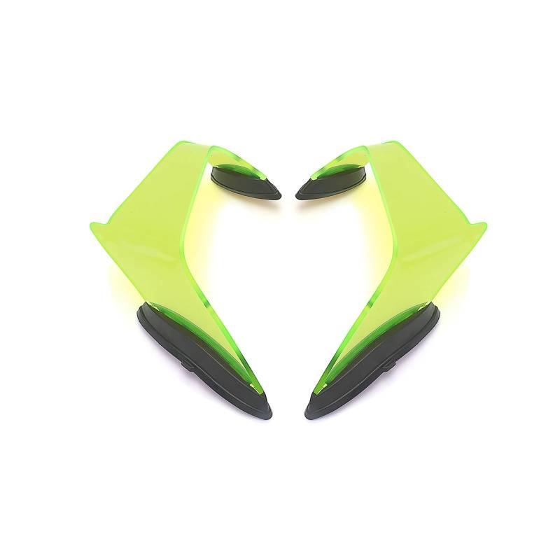 WYHJIUY Für K&awasaki Für ZX10R Für ZX-10R 2021 2023 2024 2025 Motorrad Verkleidung Teile Kit Feste Winglet Aerodynamische Flügel Spoiler Winglet Spoilerlippe von WYHJIUY