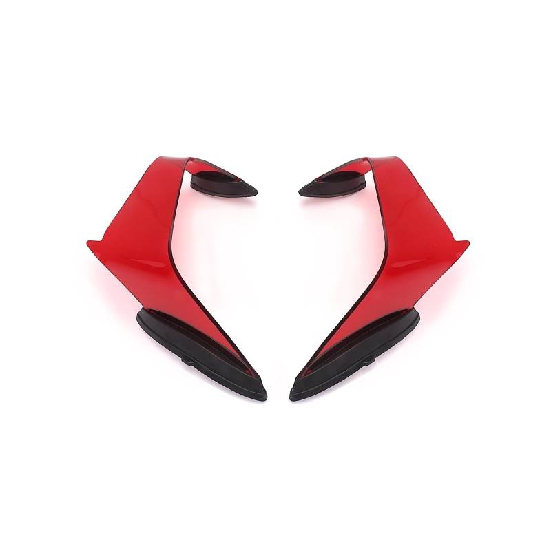 WYHJIUY Für K&awasaki Für ZX10R Für ZX-10R 2021 2023 2024 2025 Motorrad Verkleidung Teile Kit Feste Winglet Aerodynamische Flügel Spoiler Winglet Spoilerlippe von WYHJIUY