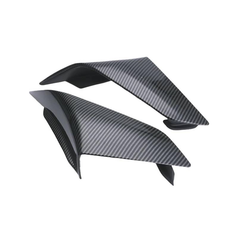 WYHJIUY Für Ninja636 Für ZX-6R 2019 2020 2021 2022 Motorrad Feste Wind Flügel Für N&inja 636 Für ZX 6R Spoiler Winglets Verkleidung Winglet Spoilerlippe von WYHJIUY
