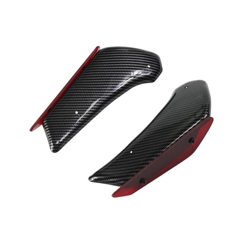 WYHJIUY Für S1000RR 2010-2018 Für HP4 Verkleidung Vorne Aerodynamische Winglet Windschutzscheibe Verkleidung Winglets Für S 1000 RR Winglet Spoilerlippe von WYHJIUY