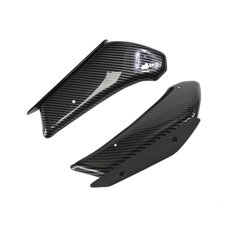 WYHJIUY Für S1000RR 2010-2018 Für HP4 Verkleidung Vorne Aerodynamische Winglet Windschutzscheibe Verkleidung Winglets Für S 1000 RR Winglet Spoilerlippe von WYHJIUY